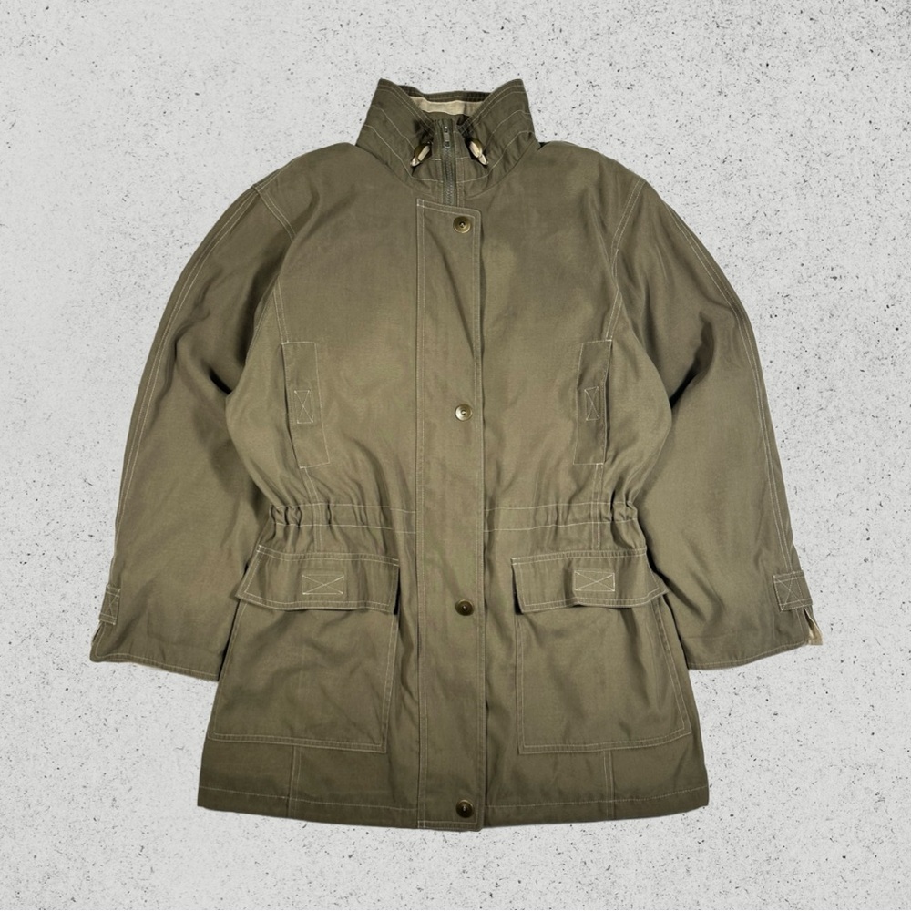 Vintage 1990s Jeremy Scott Forest Green Women’s Coat Jacket